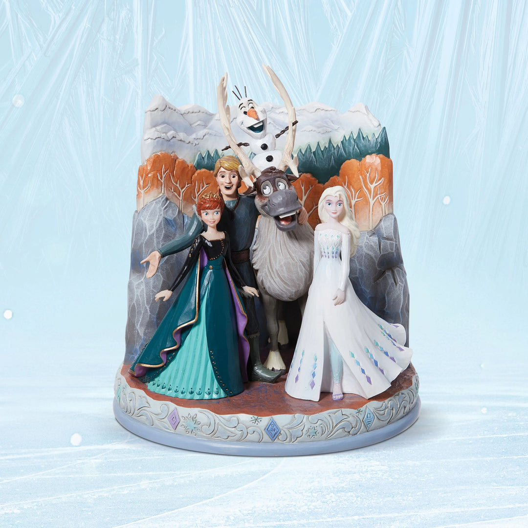 Connected Through Love (Frozen Carved by Heart) - Disney Traditions by Jim Shore