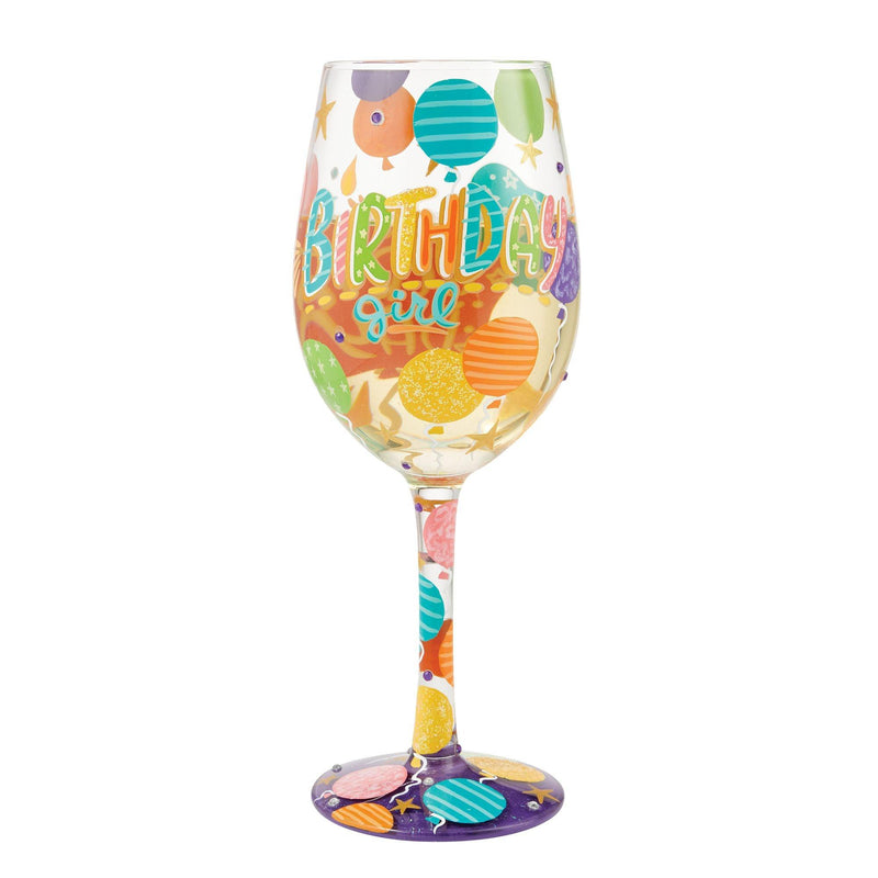 Birthday Girl Wine Glass by Lolita - Enesco Gift Shop