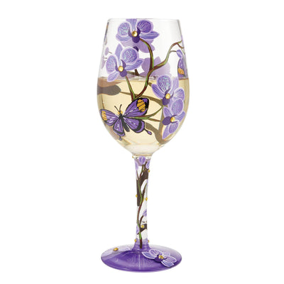 Butterfly Jubilee Wine Glass by Lolita - Enesco Gift Shop