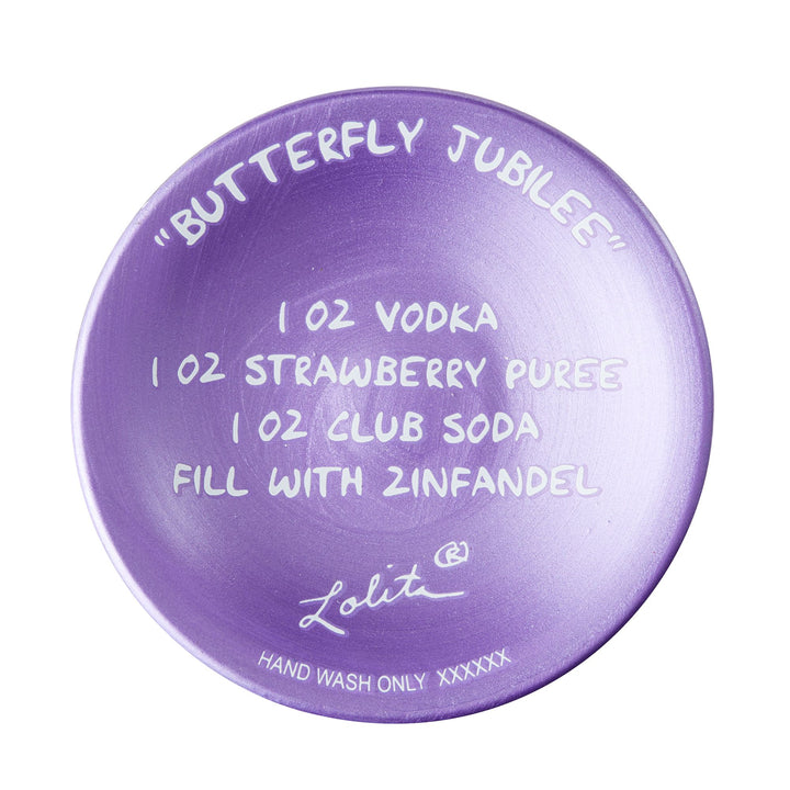 Butterfly Jubilee Wine Glass by Lolita