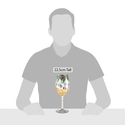 Jingle Bell Hop Wine Glass by Lolita - Enesco Gift Shop