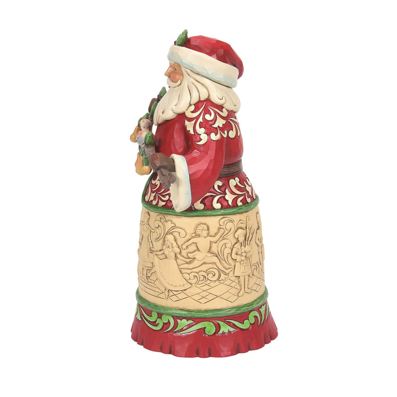 12 Days of Christmas Santa Figurine - World Wide Event - Heartwood Creek by JimShore