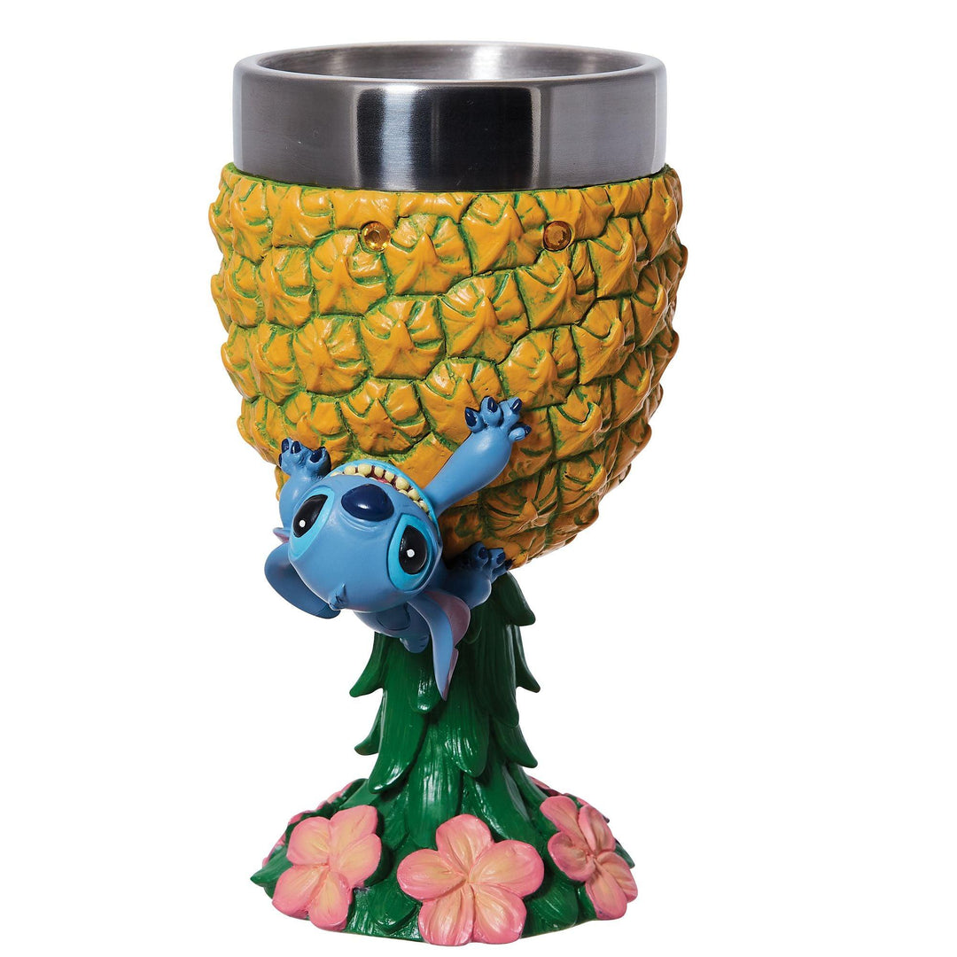 Disney Showcase Stitch Pineapple Decorative Goblet - Enesco Gift Shop