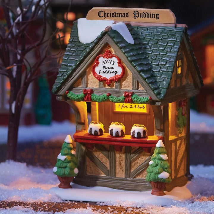 Ava's Plum Pudding Stall - Dickens Village