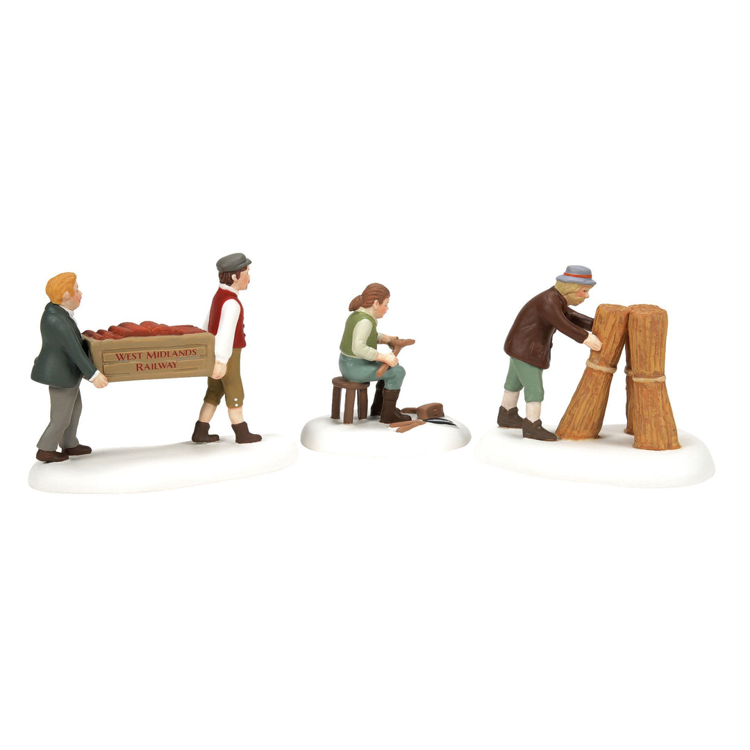 Harvesting Progress - 3 Piece Figurines - Dickens Village