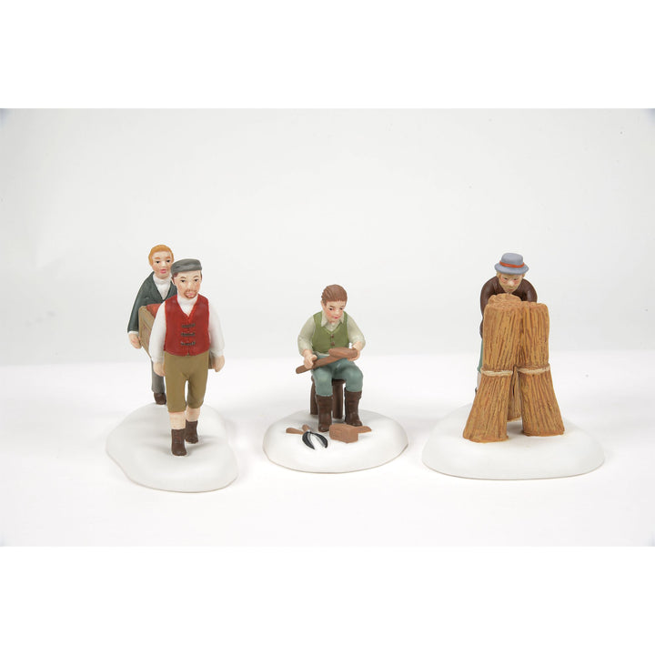 Harvesting Progress - 3 Piece Figurines - Dickens Village