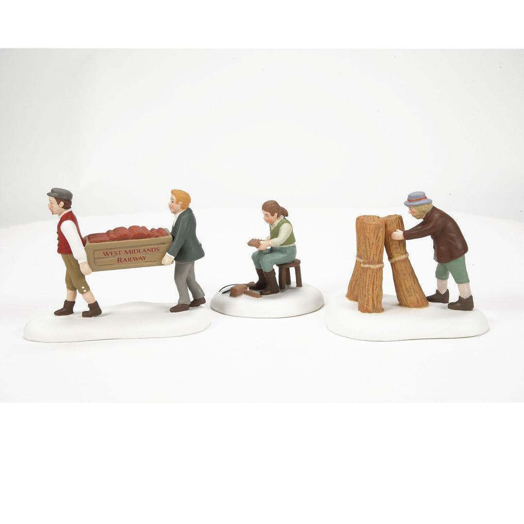 Harvesting Progress - 3 Piece Figurines - Dickens Village