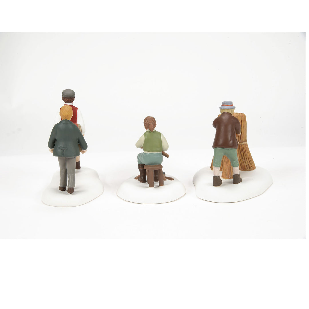 Harvesting Progress - 3 Piece Figurines - Dickens Village