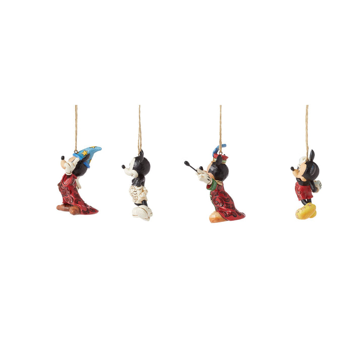 Mickey Mouse Hanging Ornaments Set of 4 - Disney Traditions by Jim Shore