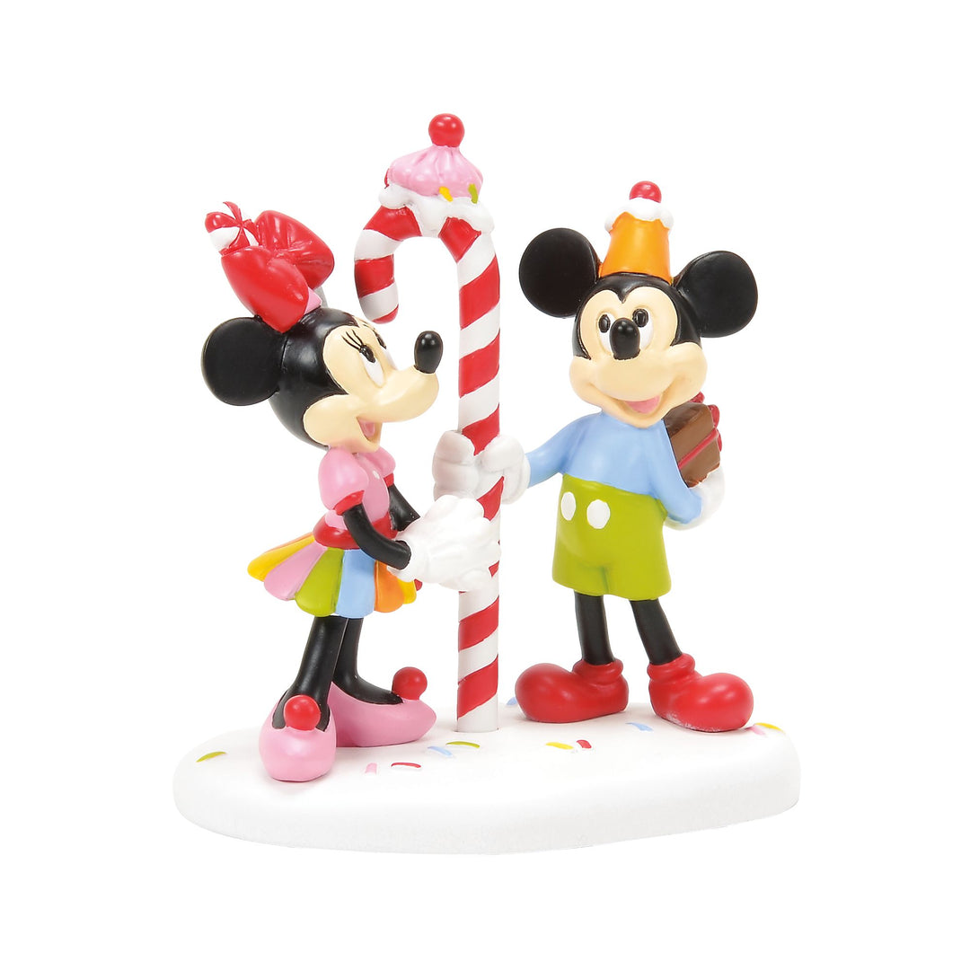 Mickey and Minnie Share a Treat - Disney Village by D56