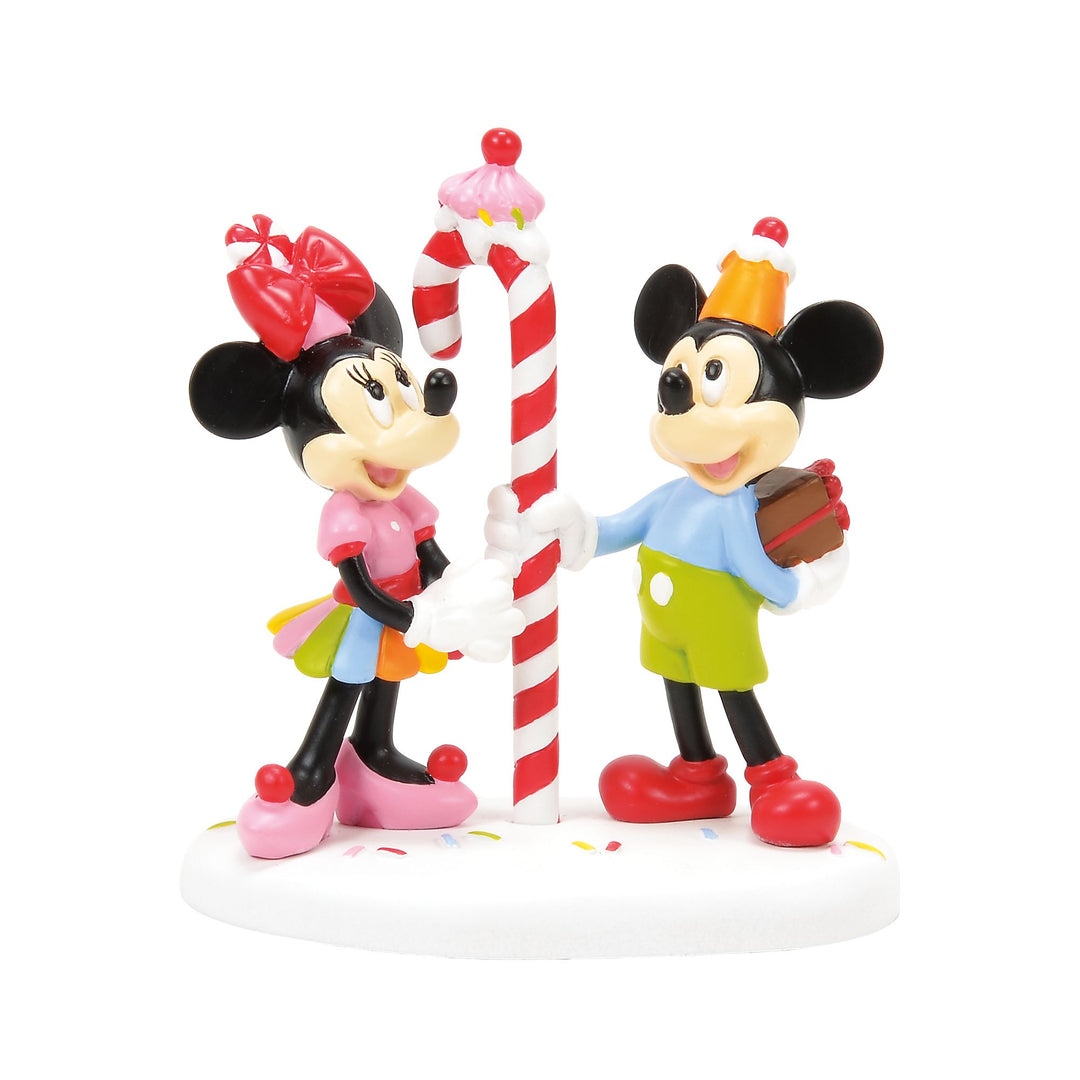 Mickey and Minnie Share a Treat - Disney Village by D56