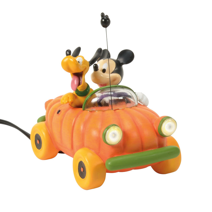 Lit Pumpkin Car Disney Village by D56