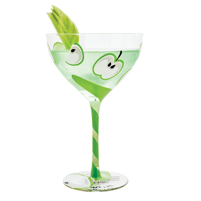 Appletini Cocktail Glass by Lolita - Enesco Gift Shop