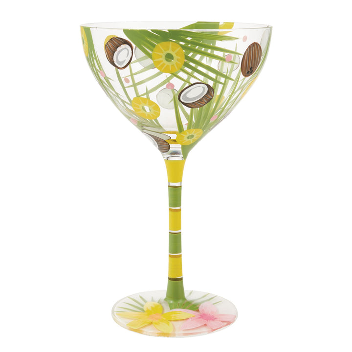 Shaken Pina Colada Cocktail Glass by Lolita