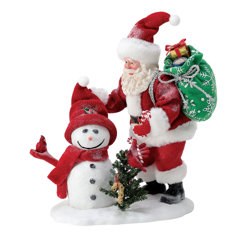 Santa & Snow-Buddy (Santa with Snowman) - Possible Dreams