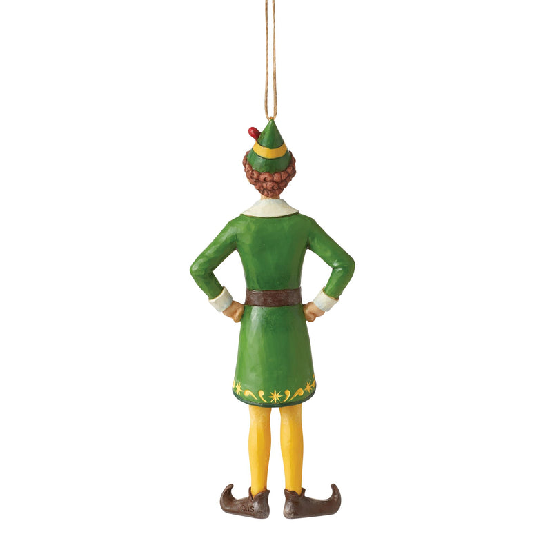 Buddy Elf in Classic Pose Hanging Ornament - Elf by Jim Shore