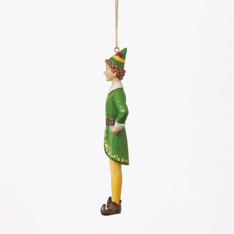 Buddy Elf in Classic Pose Hanging Ornament - Elf by Jim Shore