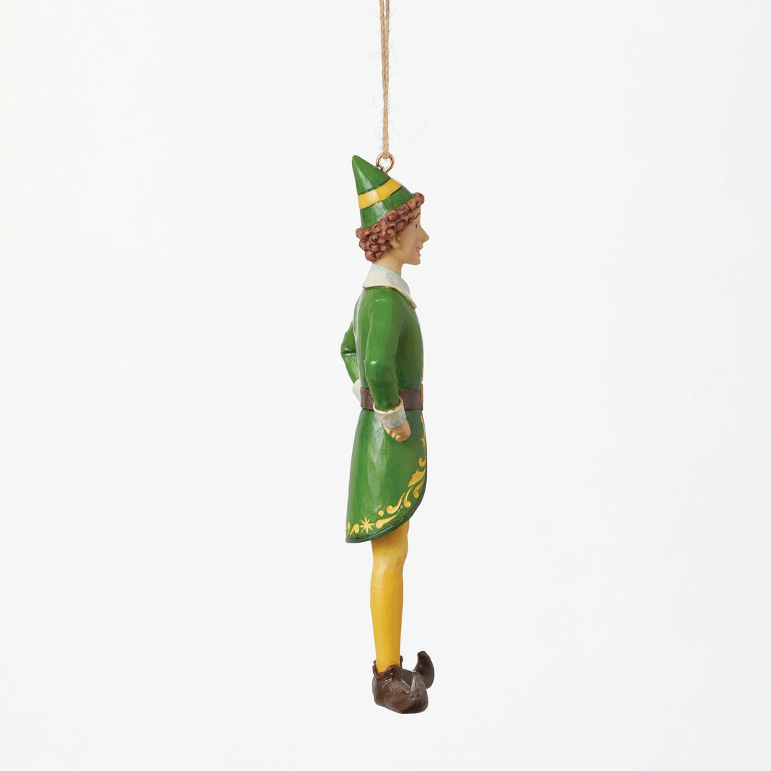 Buddy Elf in Classic Pose Hanging Ornament - Elf by Jim Shore