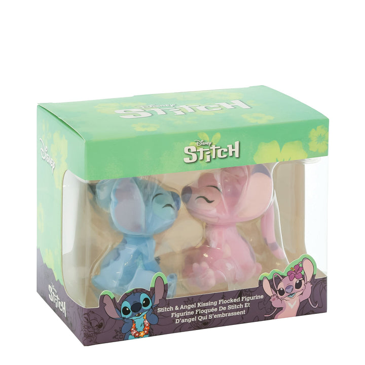 Flocked Kissing Stitch and Angel Figurines by Grand Jester Studios