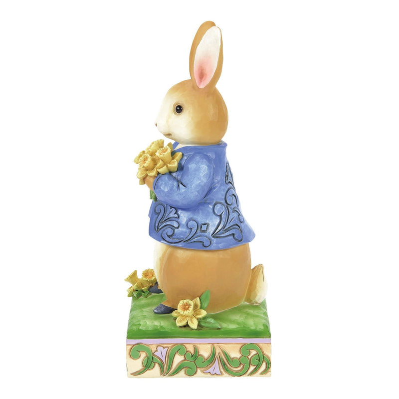 Peter Rabbit with Daffodils Figurine Beatrix Potter by Jim Shore - Enesco Gift Shop
