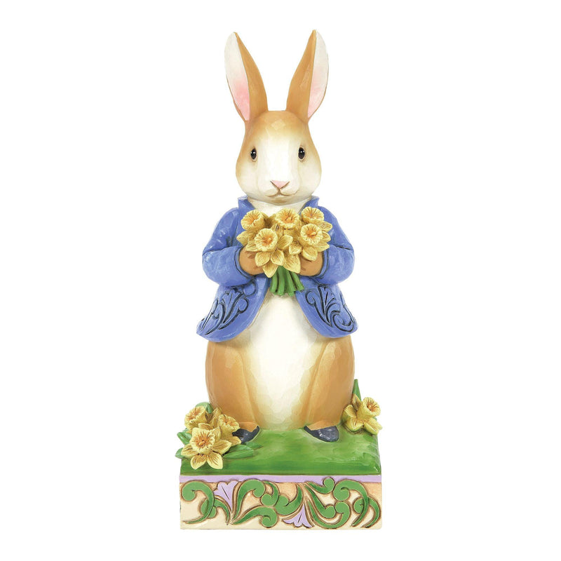 Peter Rabbit with Daffodils Figurine Beatrix Potter by Jim Shore - Enesco Gift Shop