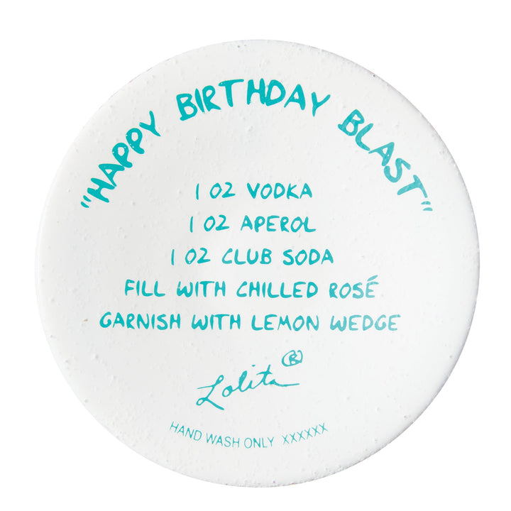 Happy Birthday Blast Wine Glass by Lolita