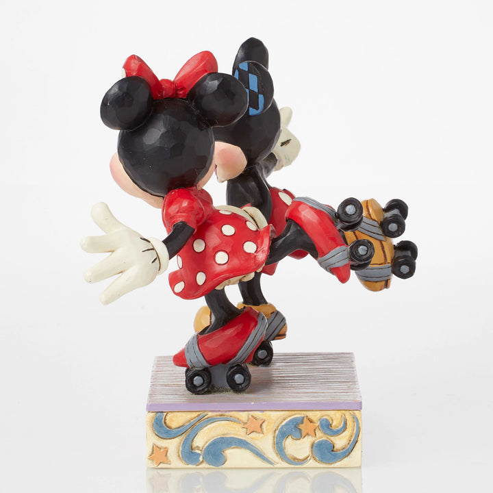 A Sweet Skate (Mickey and Minnie Mouse Rollar Skating Figurine) - Disney Traditions by Jim Shore