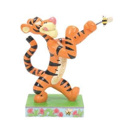 Bee Fighting (Tigger Fighting a Bee Figurine) - Disney Traditons by Jim Shore - Enesco Gift Shop