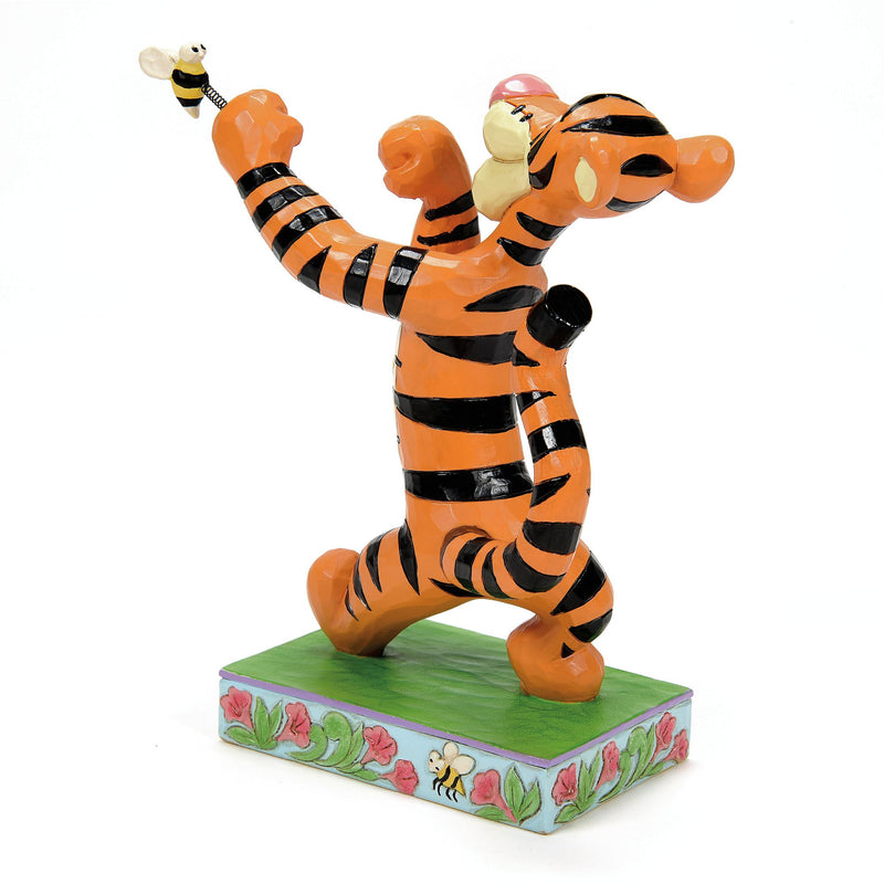 Bee Fighting (Tigger Fighting a Bee Figurine) - Disney Traditons by Jim Shore