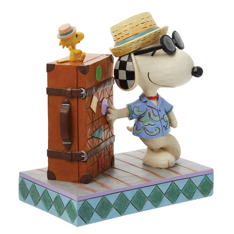 Travelling Pals (Snoopy & Woodstock Vacation Figurine) - Peanuts by Jim Shore - Enesco Gift Shop