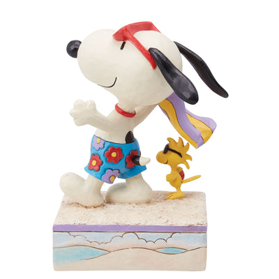 Beach Buddies (Snoopy & Woodstock on the Beach Figurine) - Peanuts by Jim Shore - Enesco Gift Shop