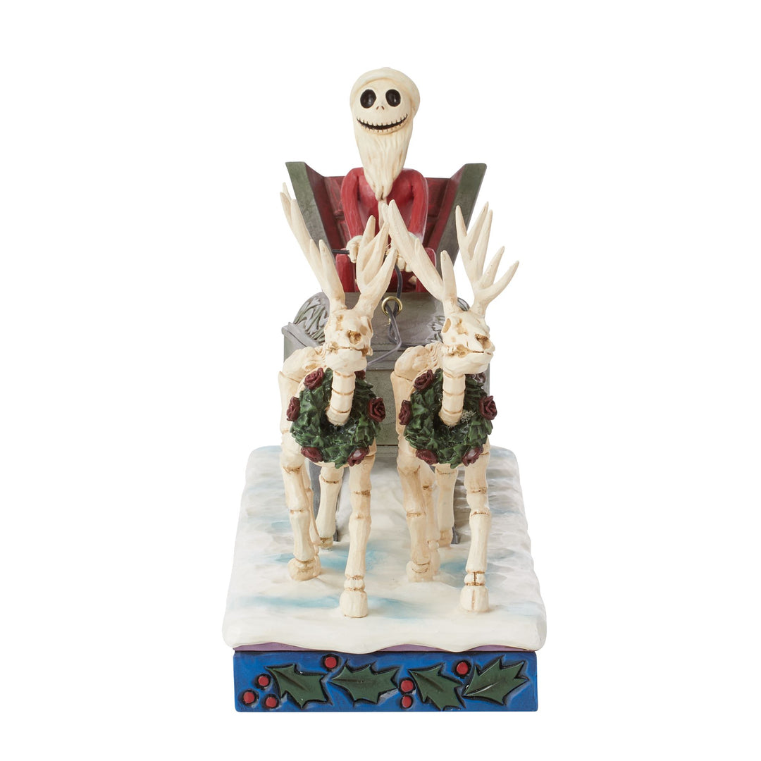 Dash Away Jack (Jack Skellington Sleigh Figurine) - Disney Traditions by Jim Shore