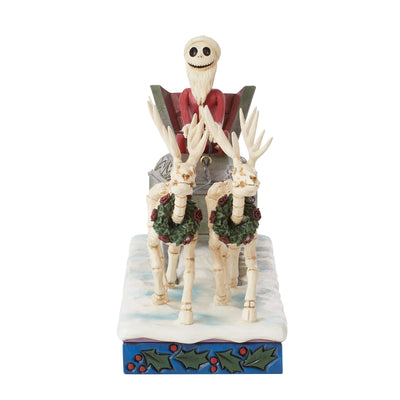 Dash Away Jack (Jack Skellington Sleigh Figurine) - Disney Traditions by Jim Shore