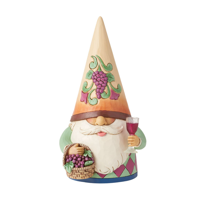 Wine Time (Wine Gnome Figurine) - Heartwood Creek by Jim Shore