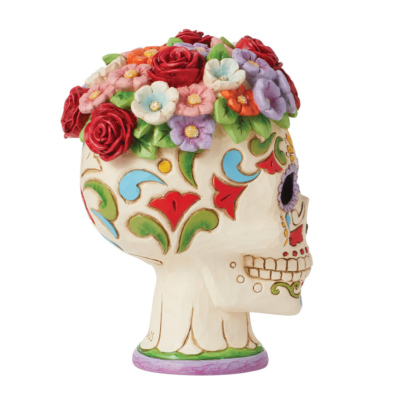 Sensational Sugar Skull (Day of the Dead Sugar Skull with Flower Crown) - Heartwood Creek by Jim Shore