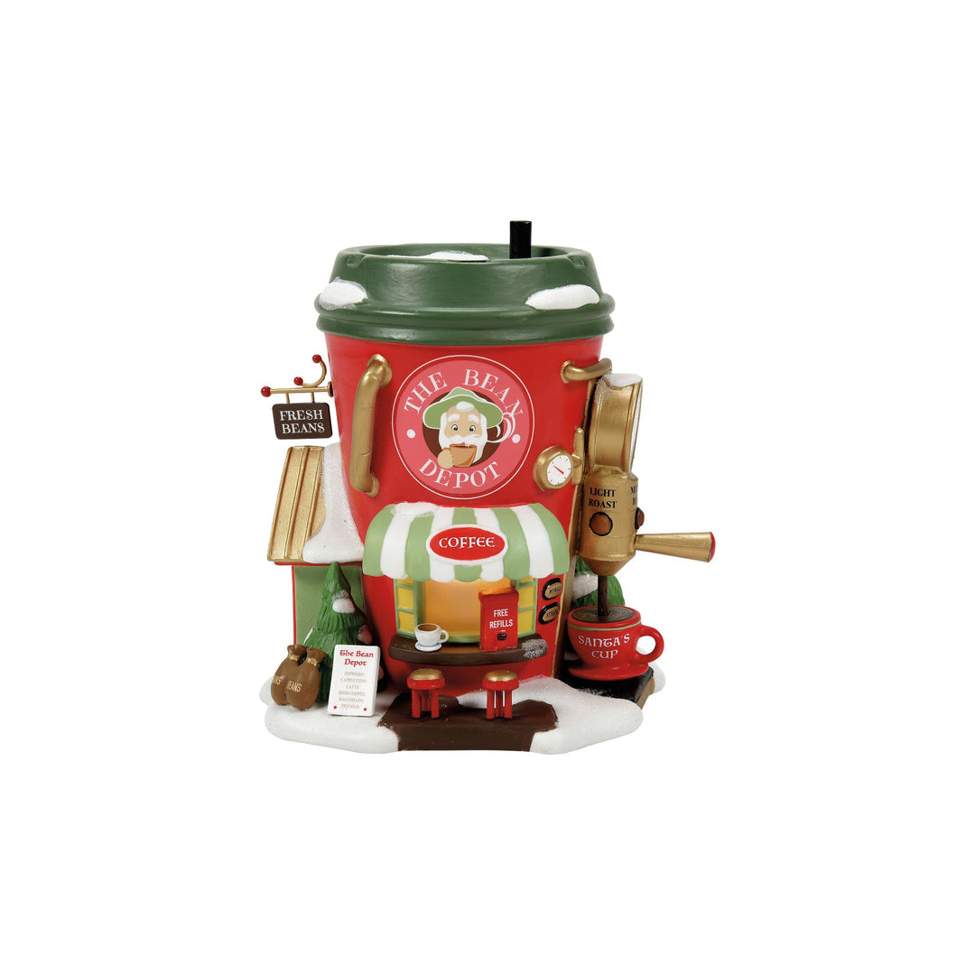 Bean Depot Espresso Company Illuminated Building - North Pole Village by D56
