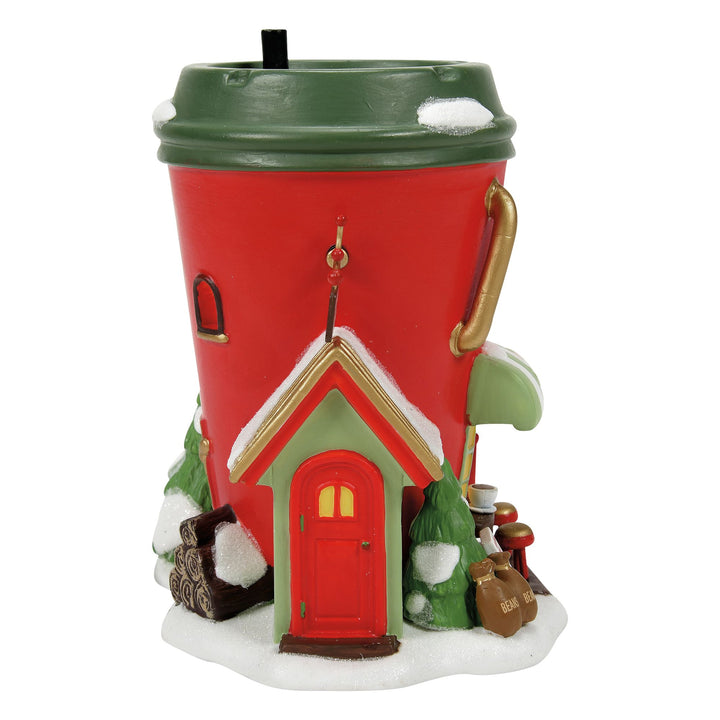 Bean Depot Espresso Company Illuminated Building - North Pole Village by D56