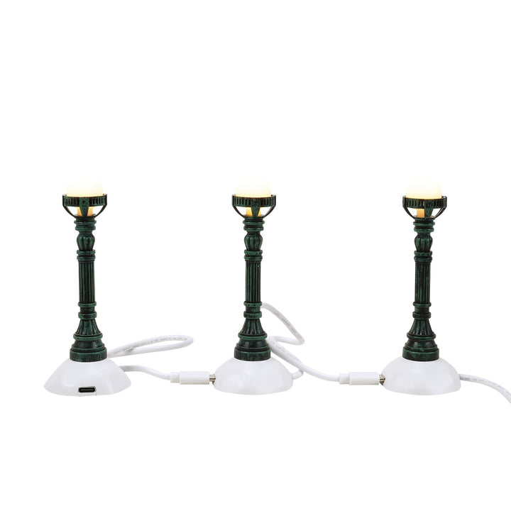 Copper Lamp Post (Set of 3) by Department 56