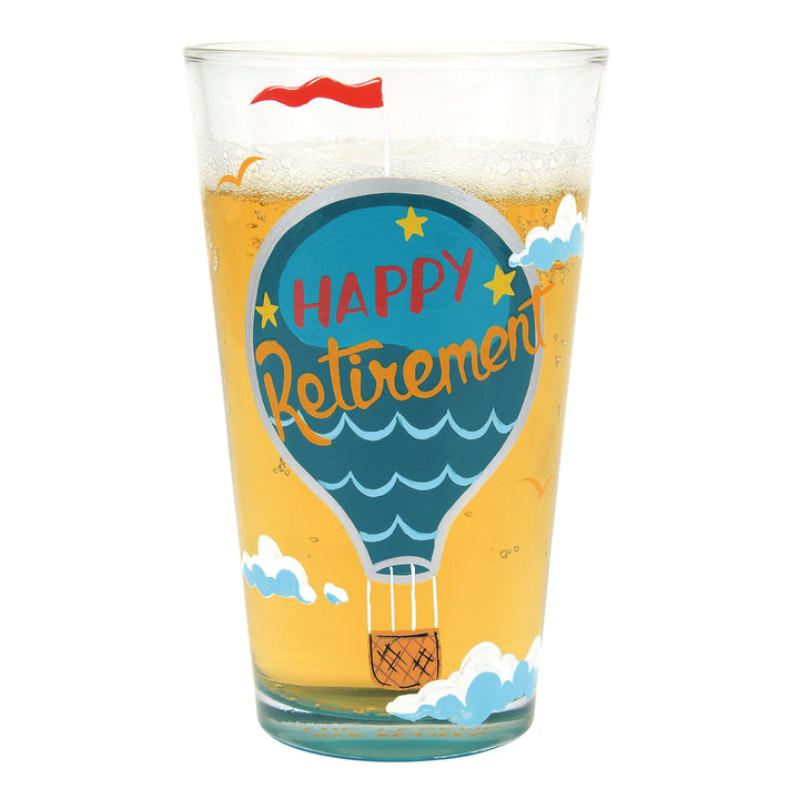 Happy Retirement Beer Glass by Lolita