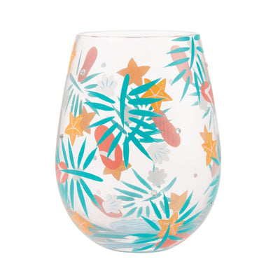 Beachful Bliss Stemless Wine Glass by Lolita - Enesco Gift Shop