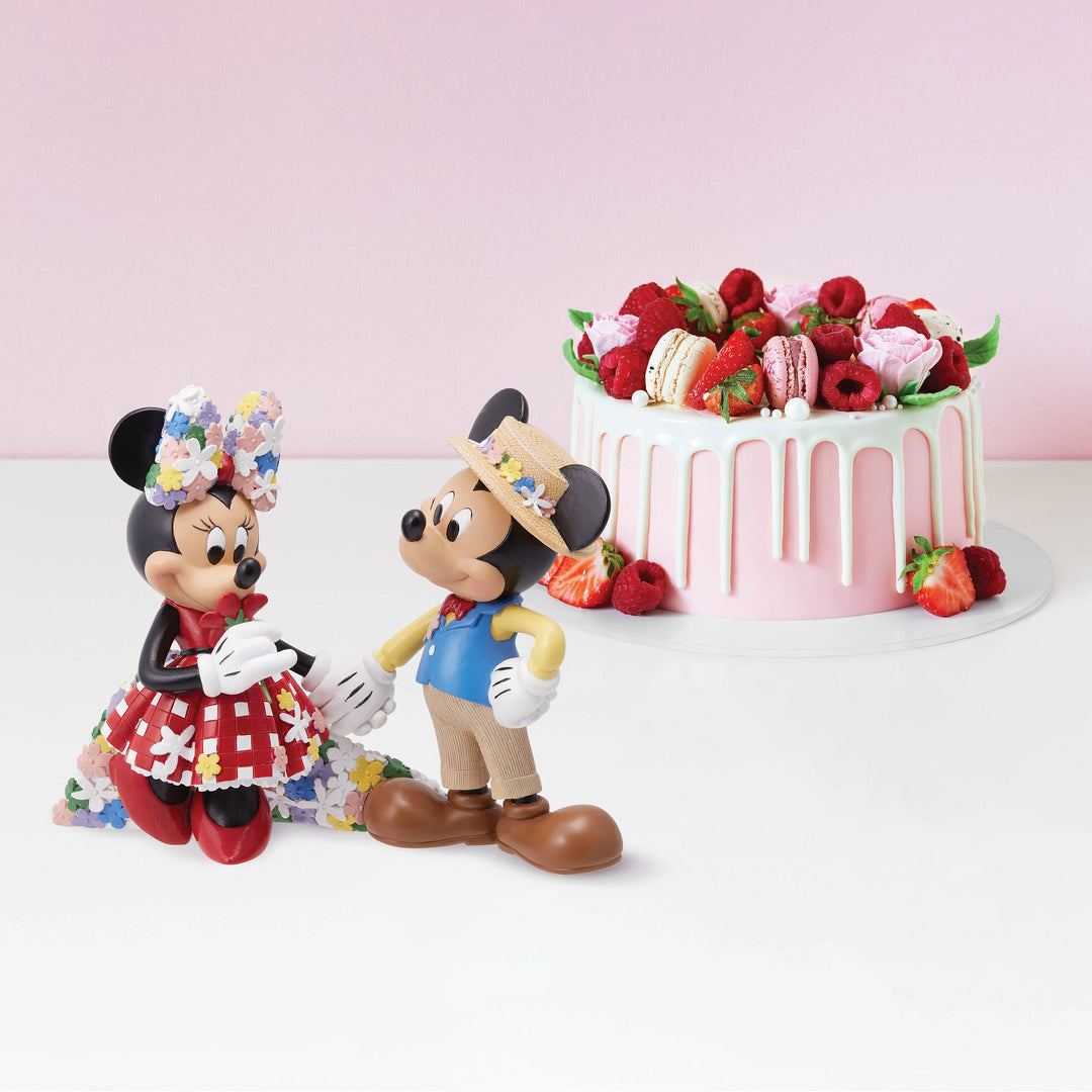 Mickey & Minnie Botanical Figurine by Disney Showcase