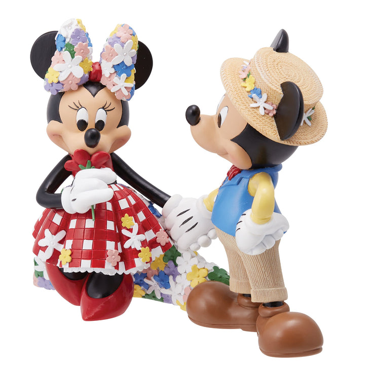 Mickey & Minnie Botanical Figurine by Disney Showcase