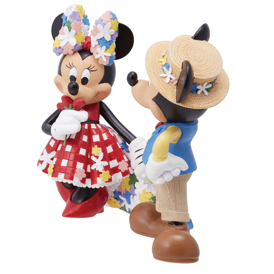 Mickey & Minnie Botanical Figurine by Disney Showcase