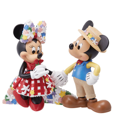 Mickey & Minnie Botanical Figurine by Disney Showcase