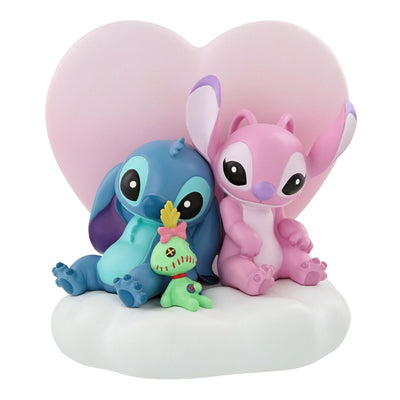 Light up Stitch and Angel Scene by Grand Jester Studios - Enesco Gift Shop