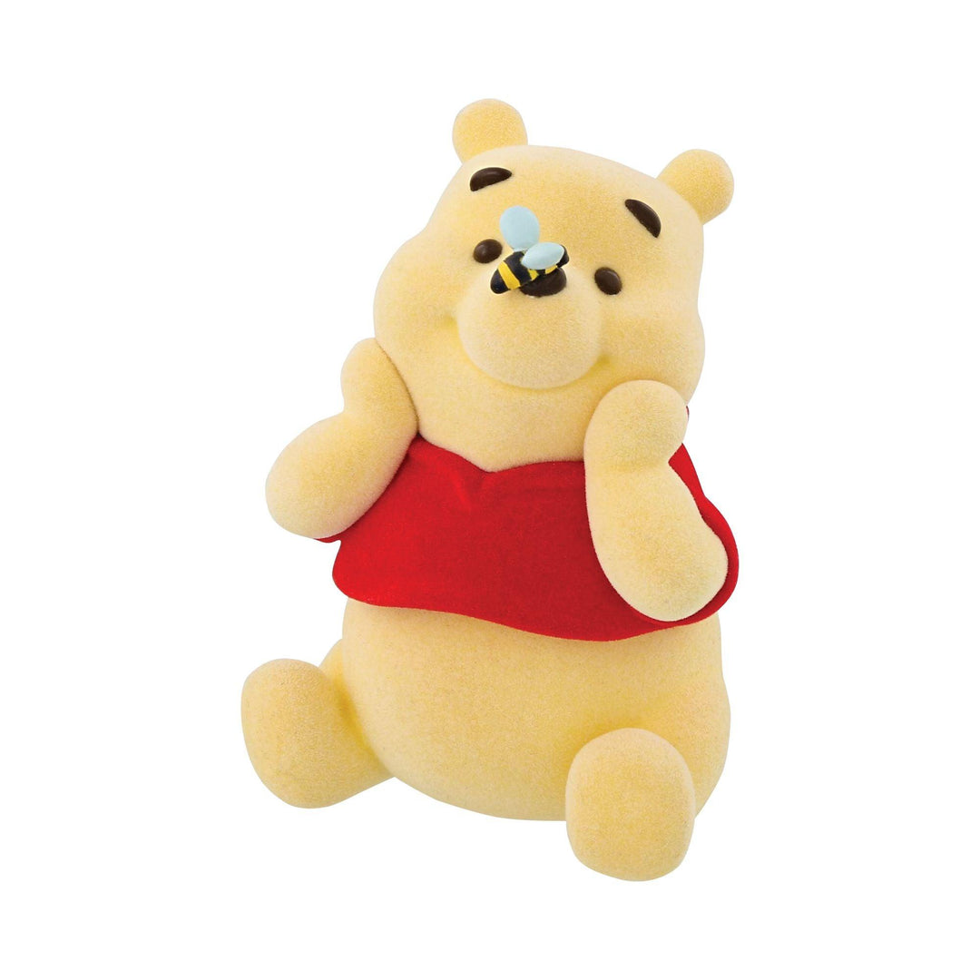 Flocked Winnie the Pooh Figurine by Grand Jester Studios - Enesco Gift Shop