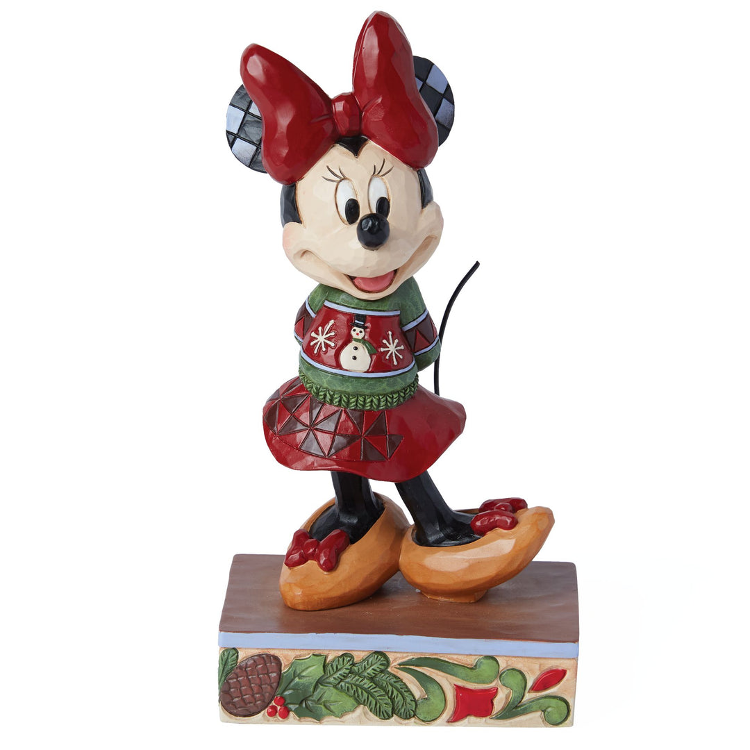 Holiday Ready (Minnie Mouse Christmas Sweater Figurine) - Disney Traditions by Jim Shore