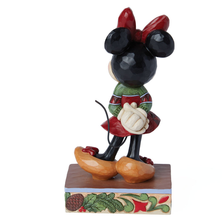 Holiday Ready (Minnie Mouse Christmas Sweater Figurine) - Disney Traditions by Jim Shore