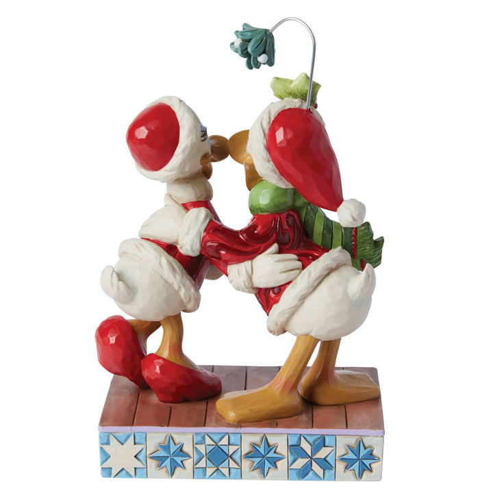 Merry Mistletoe (Donald Duck and Daisy Duck Mistletoe Christmas Figurine) - Disney Traditions by Jim Shore