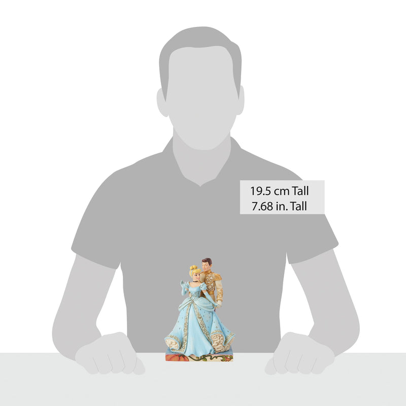 A Fairytale Love (Cinderella & Prince Love Figurine) - Disney Traditions by JimShore